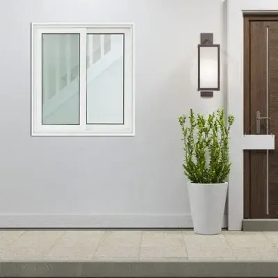 หน้าต่างบานเลื่อน UPVC 2 บาน (SS) กระจกนิรภัยพร้อมมุ้งไฟเบอร์ WORLDVIEW รุ่น T10 ขนาด 100 x 110 ซม. - Image 2